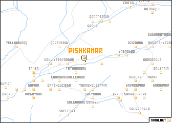 map of Pīsh Kamar