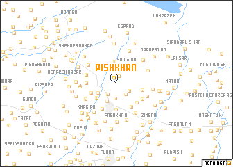 map of Pīshkhān