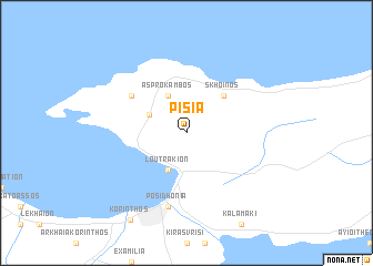 map of Písia