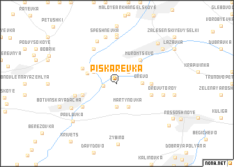 map of Piskarëvka