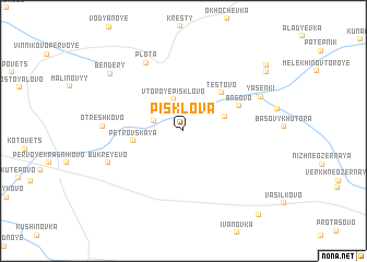 map of Pisklova