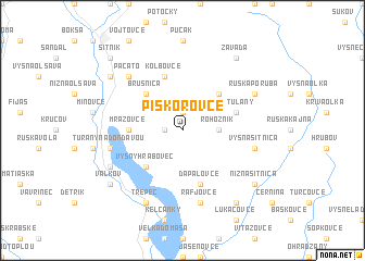 map of Piskorovce