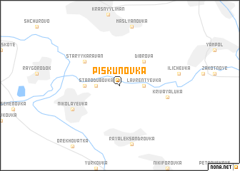 map of Piskunovka