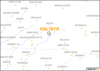 map of Pislyatin