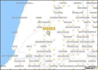 map of Pisões