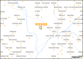 map of Pissiga