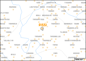 map of Pissi