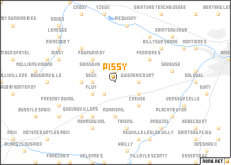map of Pissy