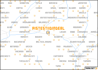 map of Pisteştii din Deal