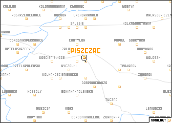 map of Piszczac