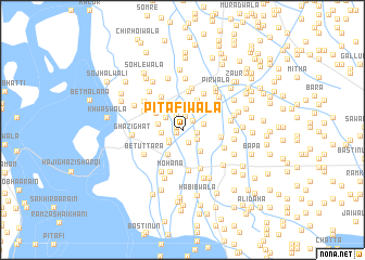 map of Pitāfīwāla