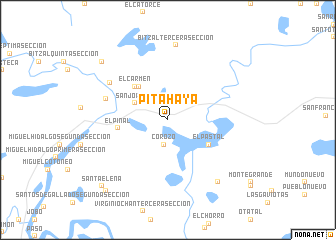 map of Pitahaya