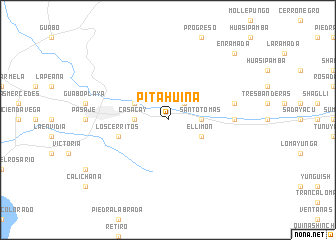 map of Pitahuiña