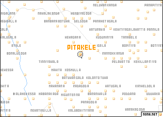 map of Pitakele