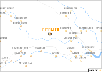 map of Pitalito