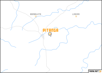 map of Pitanga