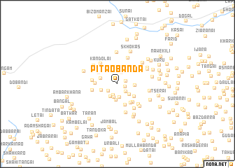 map of Pītāo Bānda