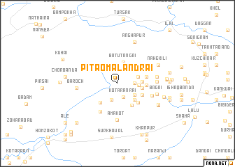 map of Pitao Malandrai