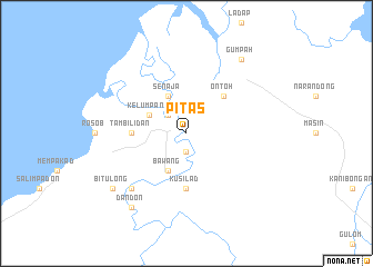 map of Pitas