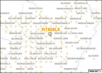 map of Pitawala