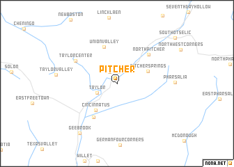 map of Pitcher