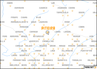 map of Piteira