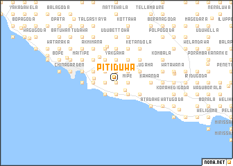 map of Pitiduwa