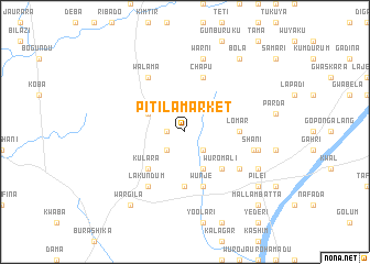 map of Pitila Market