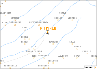 map of Pitiyacu