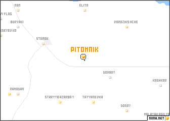 map of Pitomnik