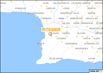 map of Pitsídhia