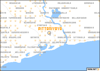 map of Pittaniyaya
