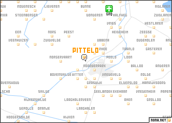 map of Pittelo