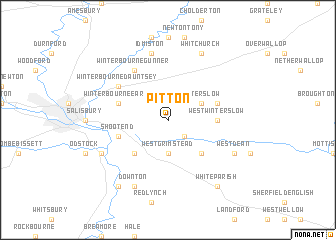 map of Pitton