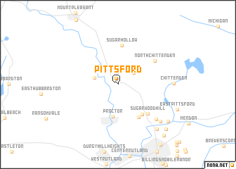 map of Pittsford