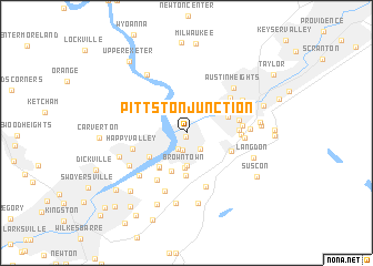 map of Pittston Junction