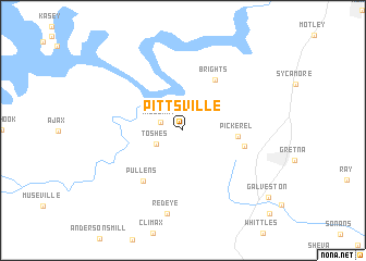 map of Pittsville