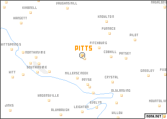 map of Pitts