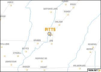 map of Pitts