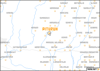 map of Pituruh