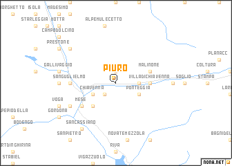 map of Piuro