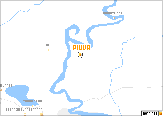 map of Piúva