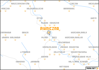 map of Piwniczna