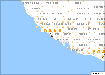 map of Piyadigama