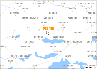 map of Pizāni