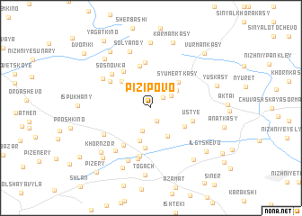 map of Pizipovo