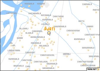 map of Pjāti