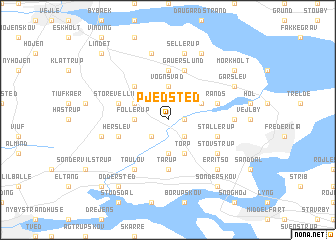 map of Pjedsted