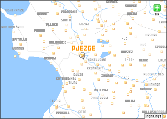 map of Pjezgë