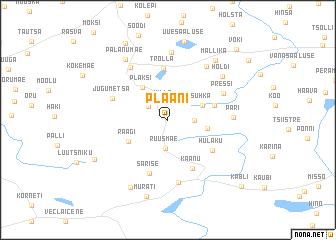 map of Plaani